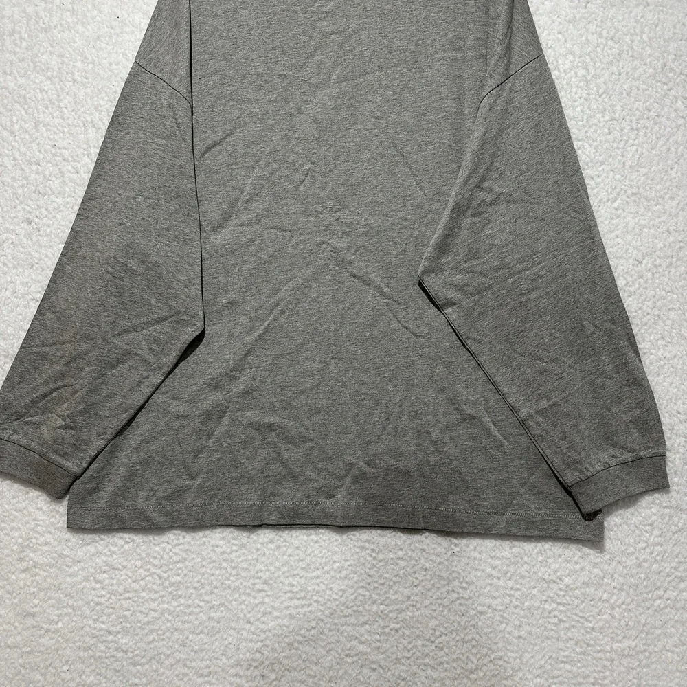 Fear of God Essentials Dark Heather‎ Oatmeal Long Sleeve T-Shirt Size Medium NWT